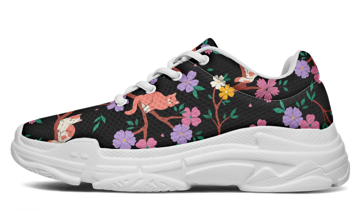 Comfy Cats Chunky Sneakers