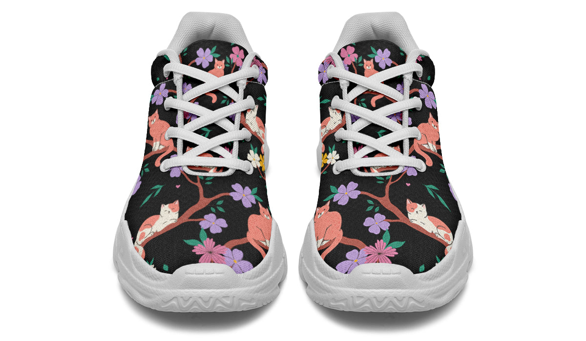 Comfy Cats Chunky Sneakers