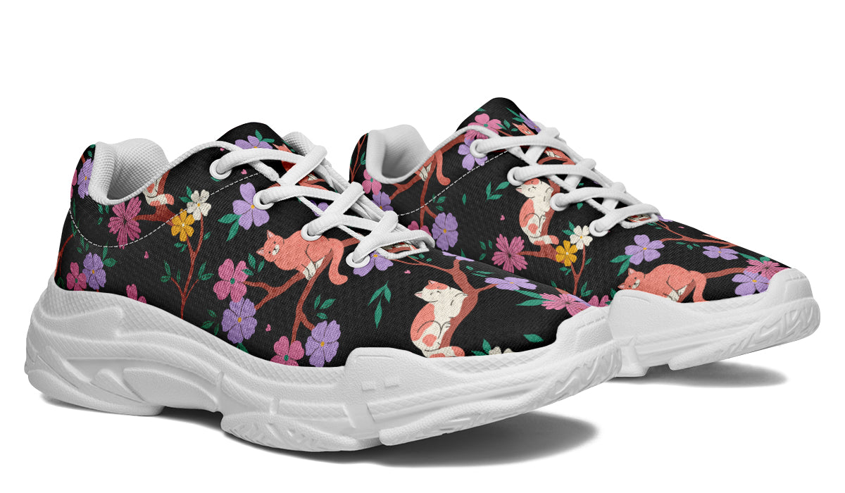 Comfy Cats Chunky Sneakers
