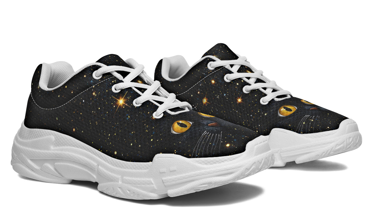 Cosmic Cat Eyes Chunky Sneakers