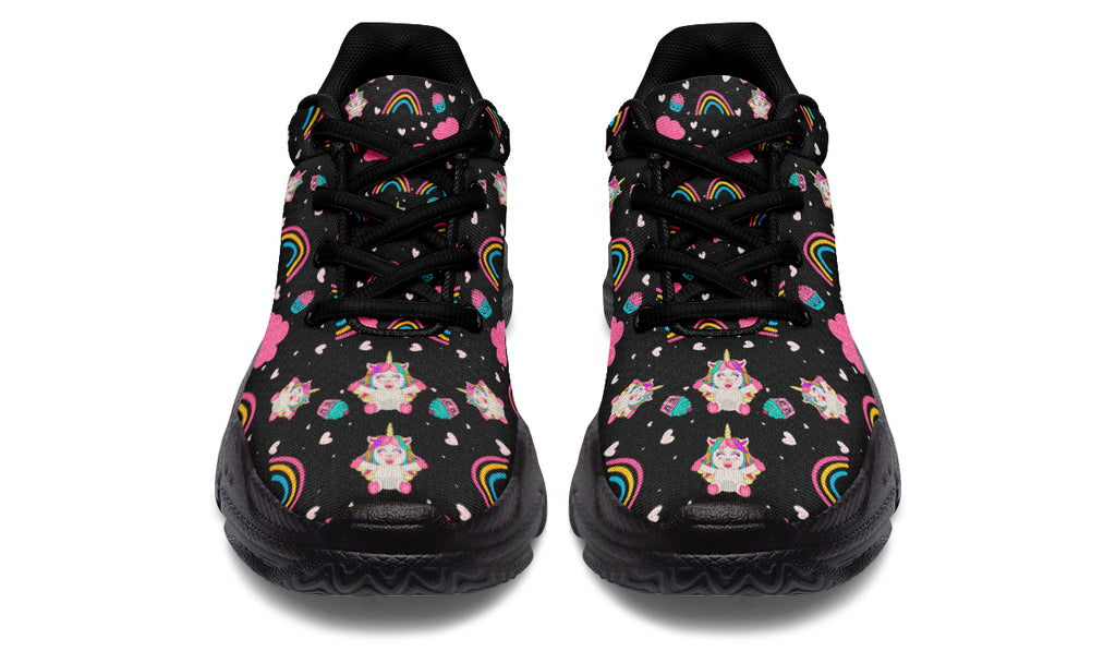 Cutesy Unicorns Chunky Sneakers - Offbeat Sweetie