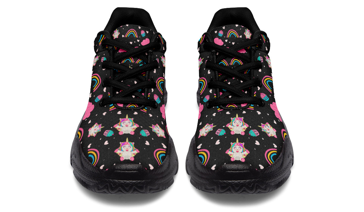 Cutesy Unicorns Chunky Sneakers - Offbeat Sweetie