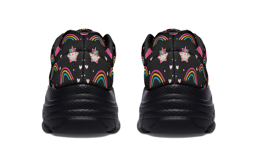 Cutesy Unicorns Chunky Sneakers - Offbeat Sweetie