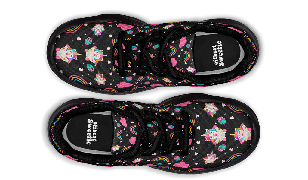 Cutesy Unicorns Chunky Sneakers - Offbeat Sweetie