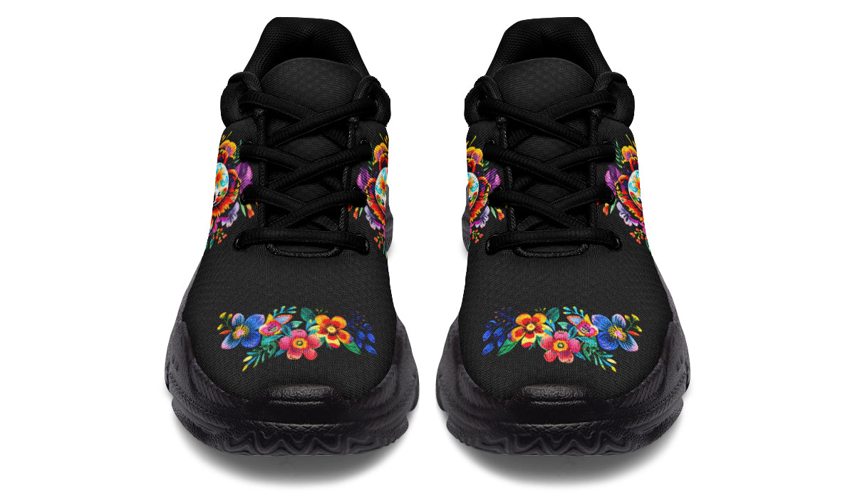 Day of the Dead Chunky Sneakers - Offbeat Sweetie