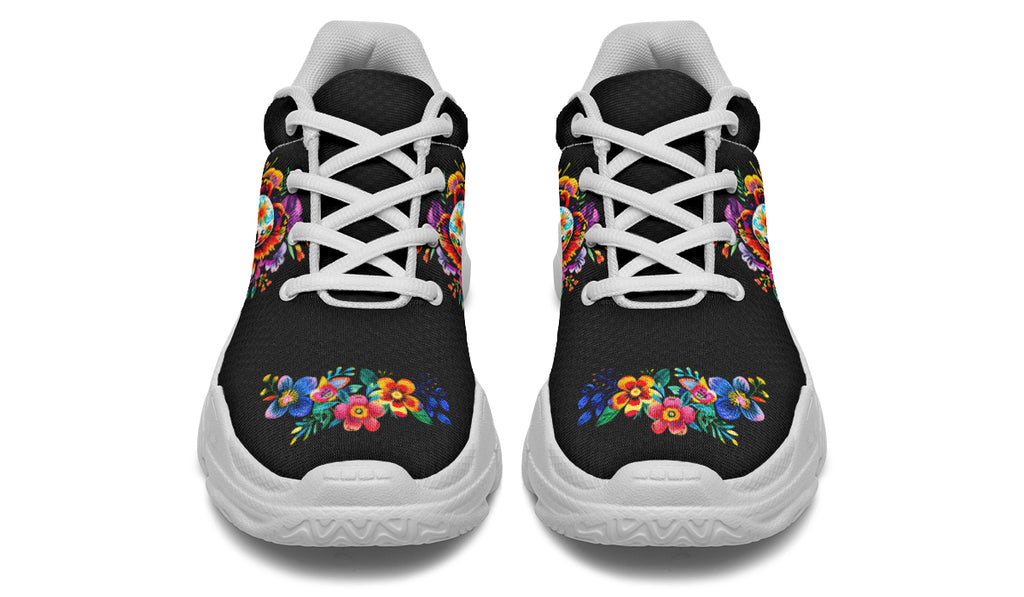 Day of the Dead Chunky Sneakers - Offbeat Sweetie