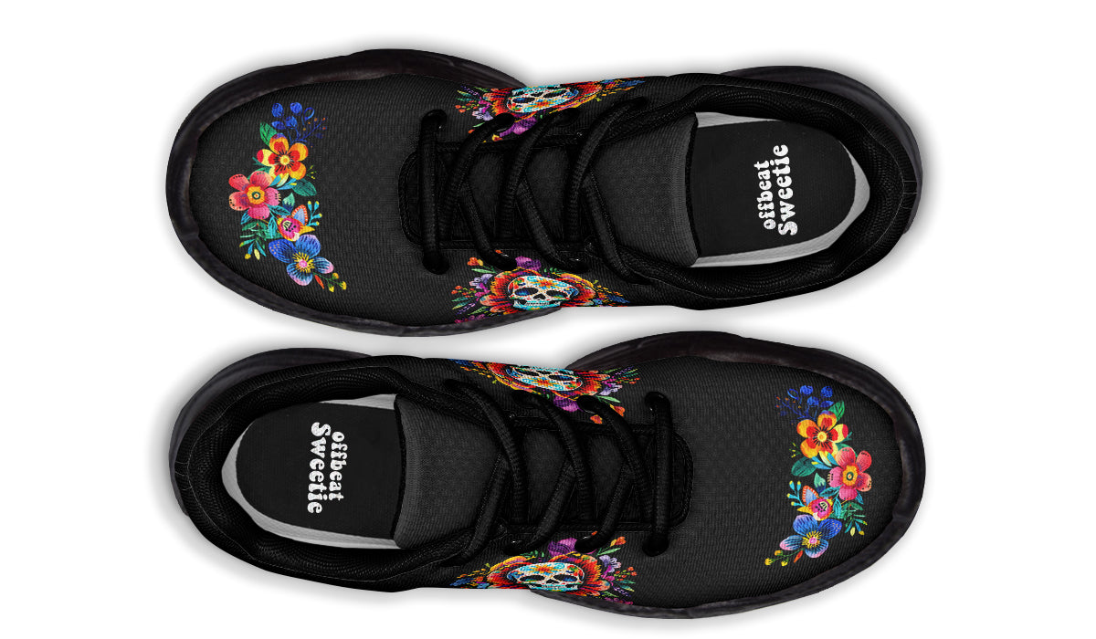 Day of the Dead Chunky Sneakers - Offbeat Sweetie