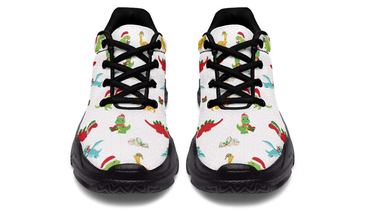 Dino Christmas Chunky Sneakers - Offbeat Sweetie