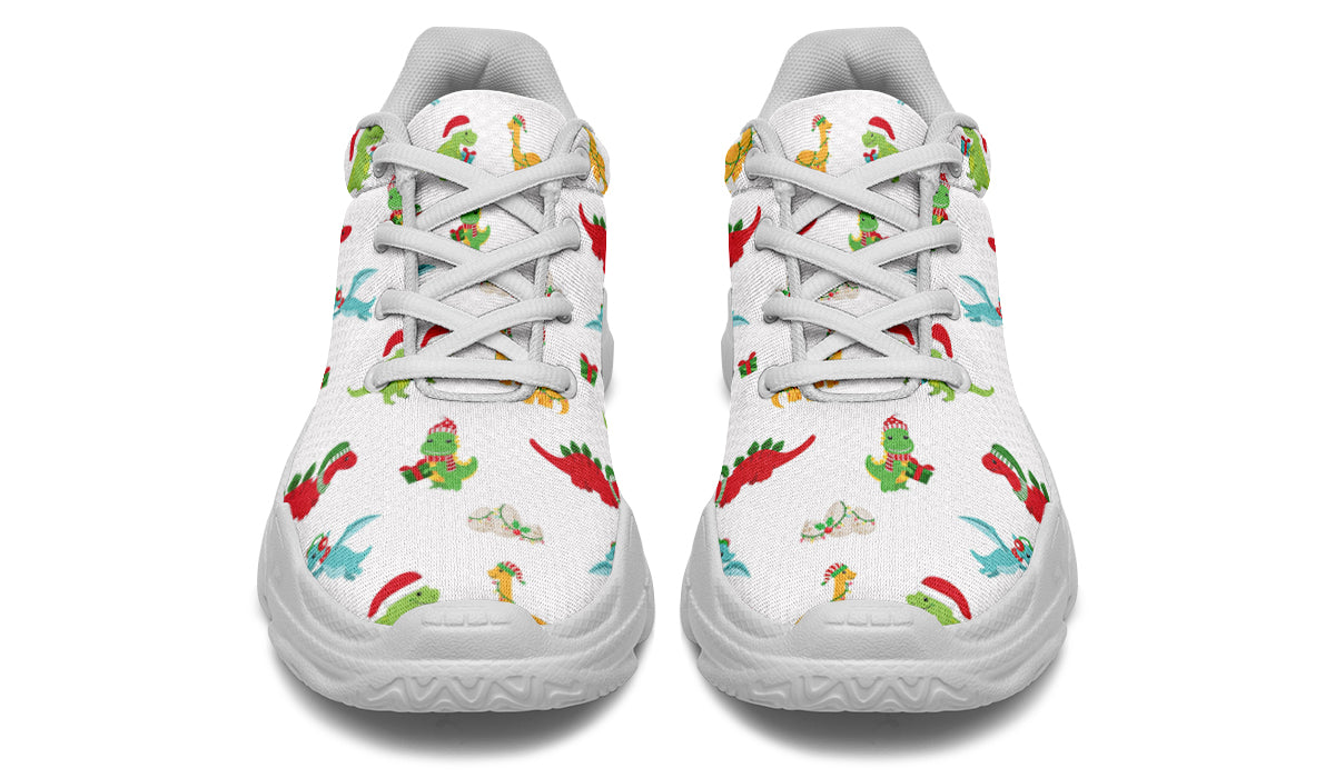 Dino Christmas Chunky Sneakers - Offbeat Sweetie
