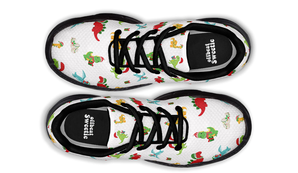 Dino Christmas Chunky Sneakers - Offbeat Sweetie