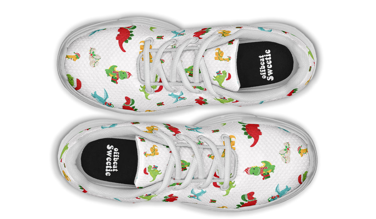 Dino Christmas Chunky Sneakers - Offbeat Sweetie