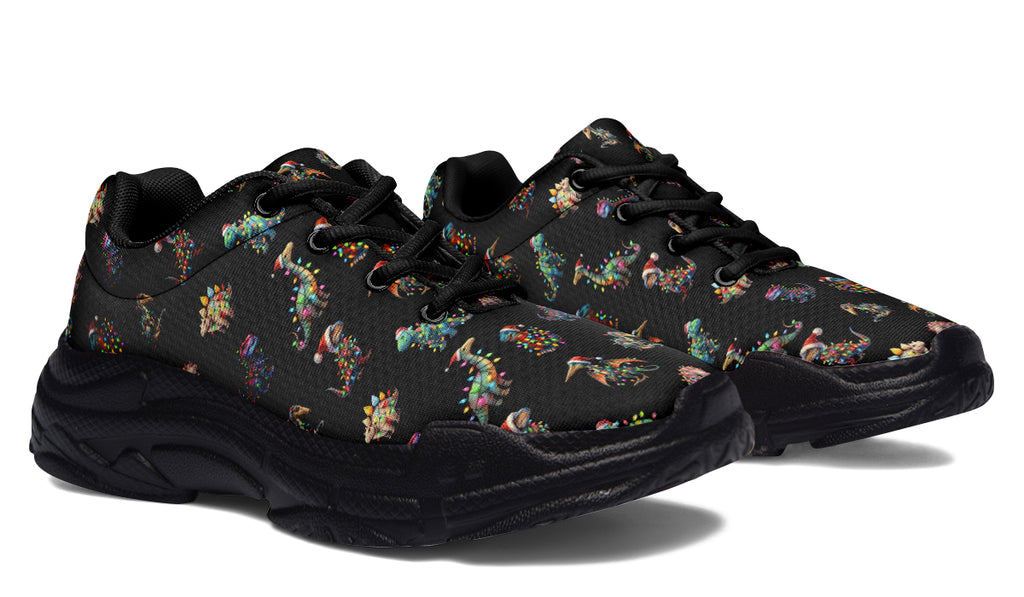 Dinos In Lights Chunky Sneakers - Offbeat Sweetie