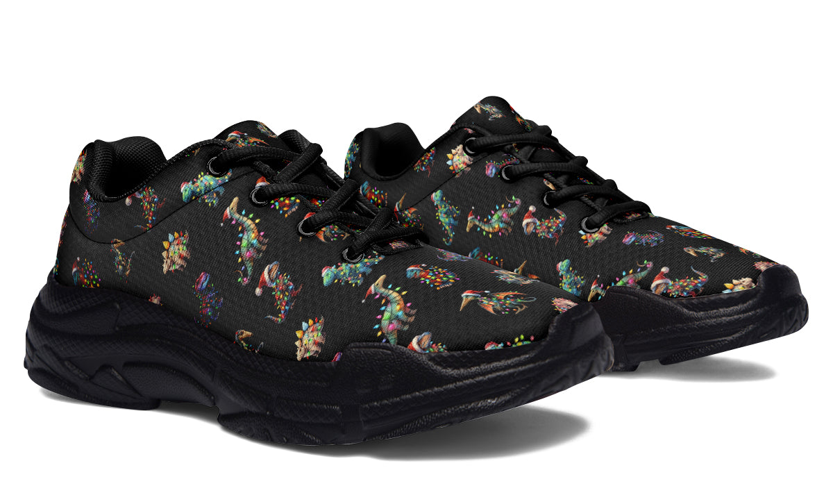 Dinos In Lights Chunky Sneakers - Offbeat Sweetie
