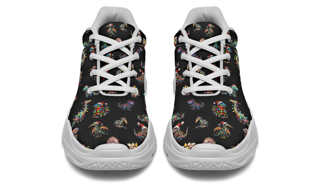 Dinos In Lights Chunky Sneakers - Offbeat Sweetie