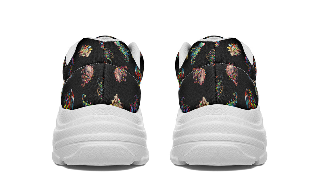 Dinos In Lights Chunky Sneakers - Offbeat Sweetie
