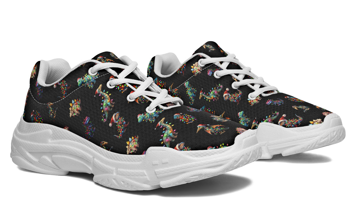 Dinos In Lights Chunky Sneakers - Offbeat Sweetie