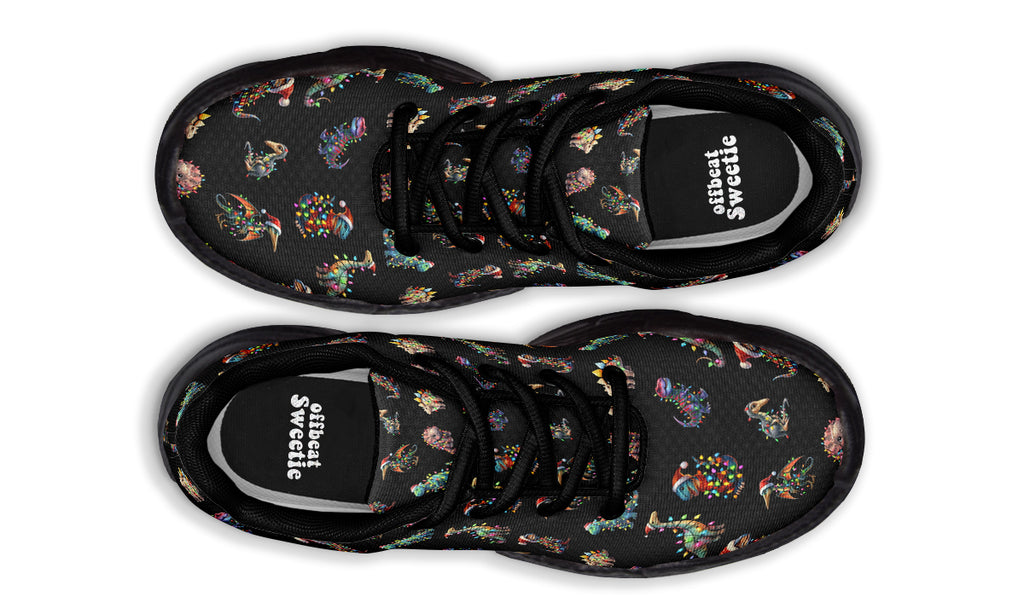 Dinos In Lights Chunky Sneakers - Offbeat Sweetie