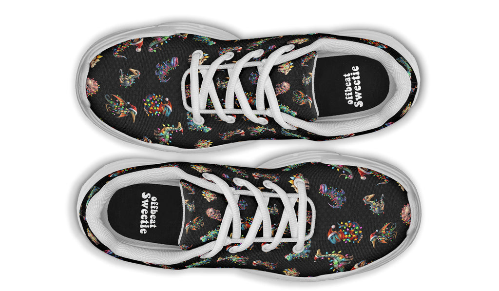 Dinos In Lights Chunky Sneakers - Offbeat Sweetie