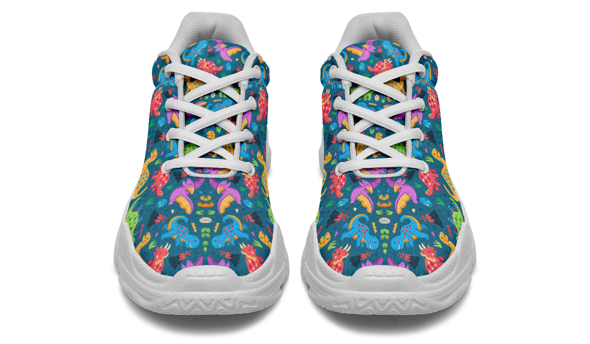 Dinosaur Friends Chunky Sneakers - Offbeat Sweetie