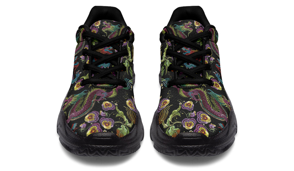 Dragon Noir Chunky Sneakers