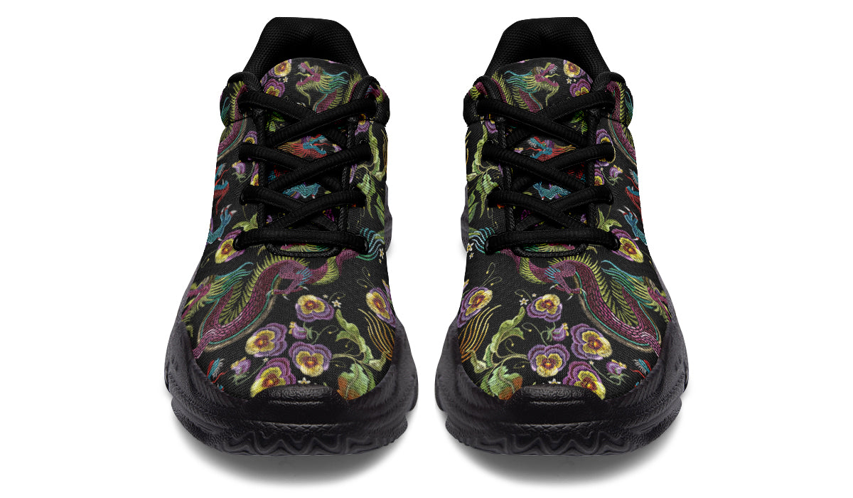 Dragon Noir Chunky Sneakers