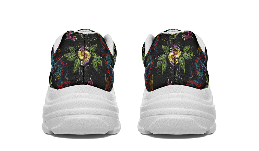 Dragon Noir Chunky Sneakers