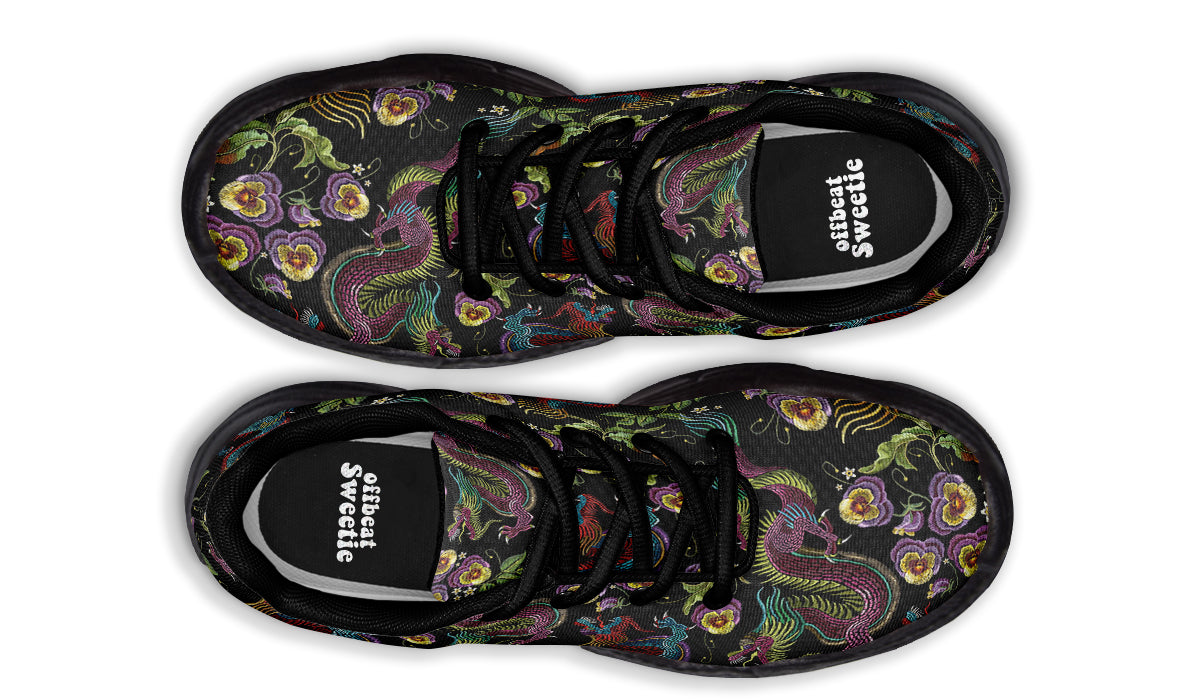 Dragon Noir Chunky Sneakers