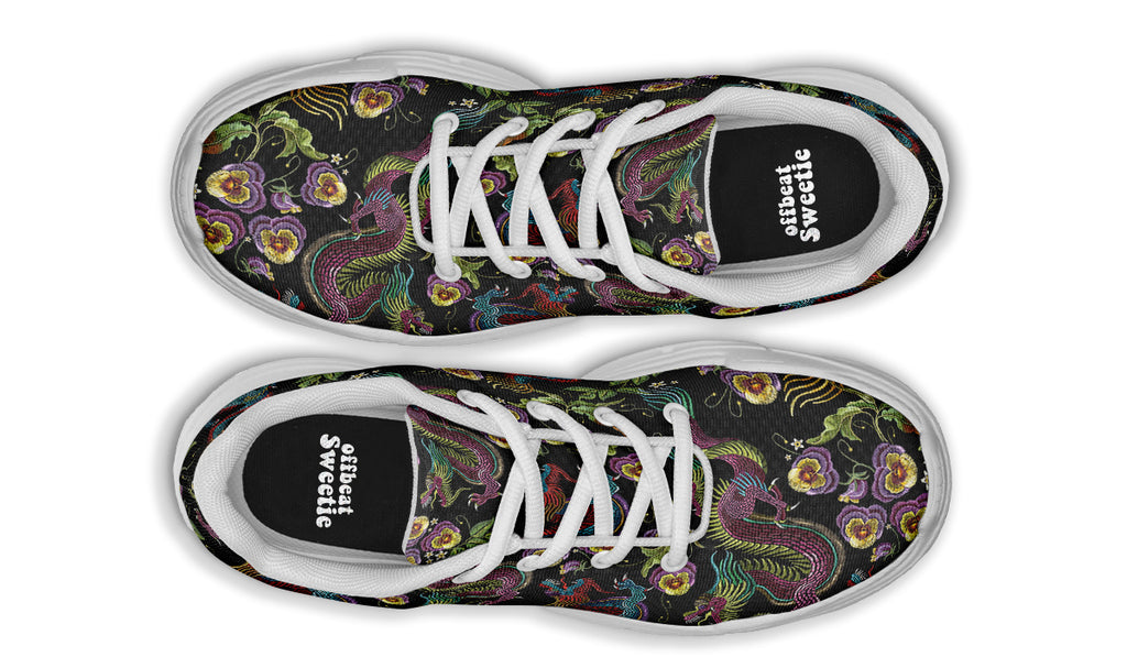 Dragon Noir Chunky Sneakers