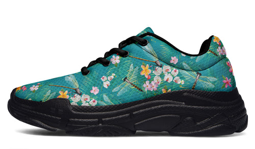 Dragonflies Chunky Sneakers - Offbeat Sweetie