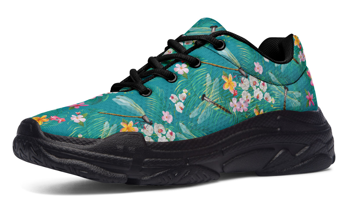 Dragonflies Chunky Sneakers - Offbeat Sweetie