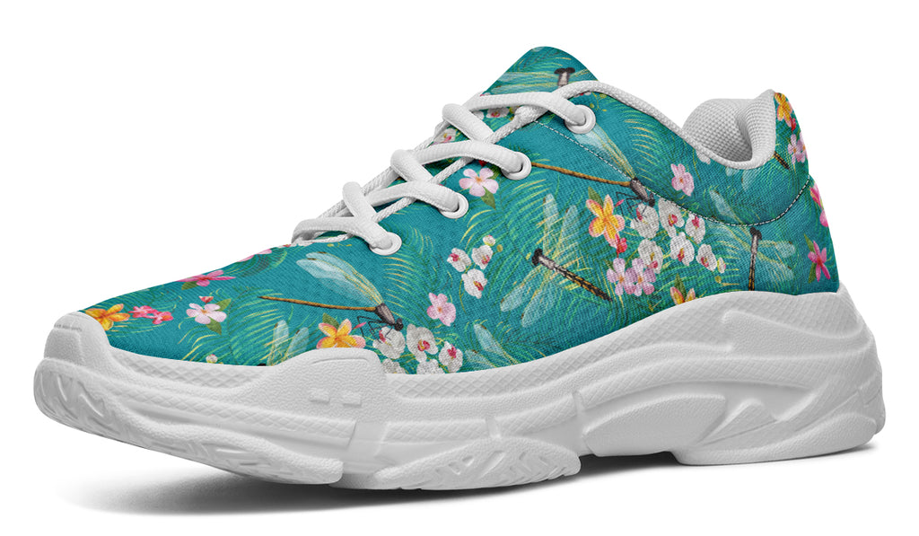 Dragonflies Chunky Sneakers - Offbeat Sweetie