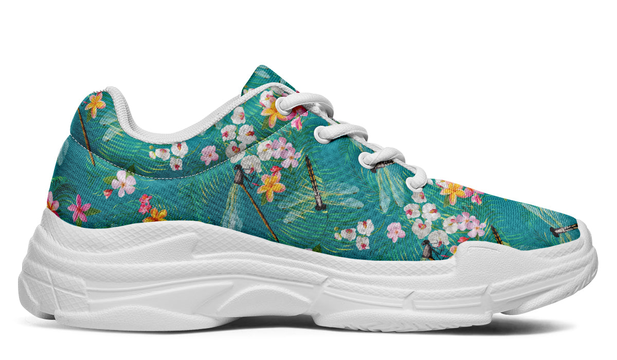 Dragonflies Chunky Sneakers - Offbeat Sweetie