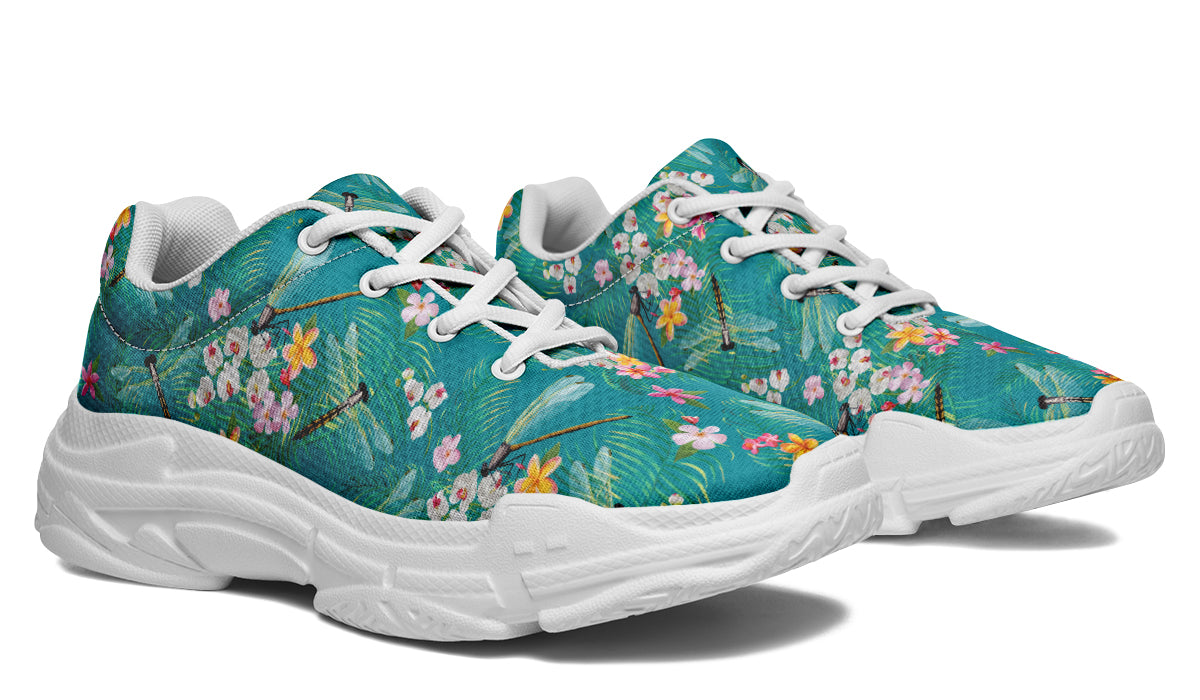 Dragonflies Chunky Sneakers - Offbeat Sweetie