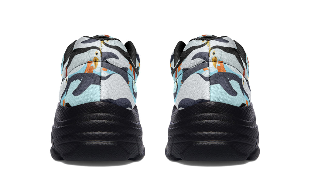 Penguin Party Chunky Sneakers - Offbeat Sweetie