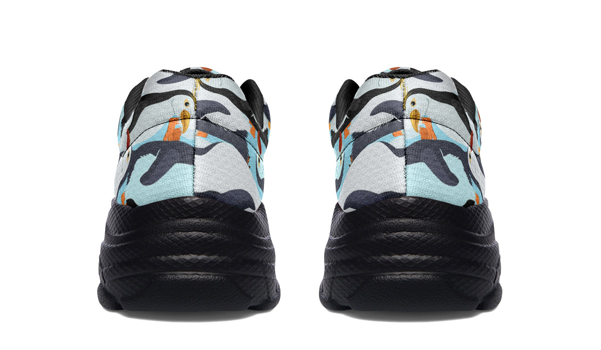 Penguin Party Chunky Sneakers - Offbeat Sweetie