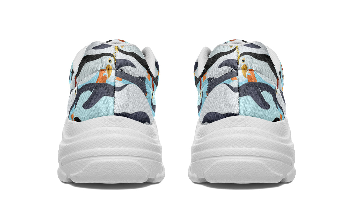 Penguin Party Chunky Sneakers - Offbeat Sweetie