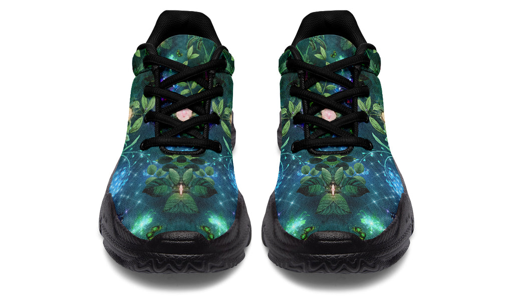 Enchanted Garden Chunky Sneakers - Offbeat Sweetie