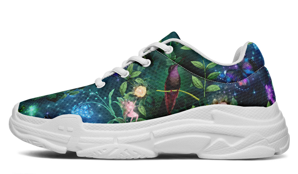 Enchanted Garden Chunky Sneakers - Offbeat Sweetie