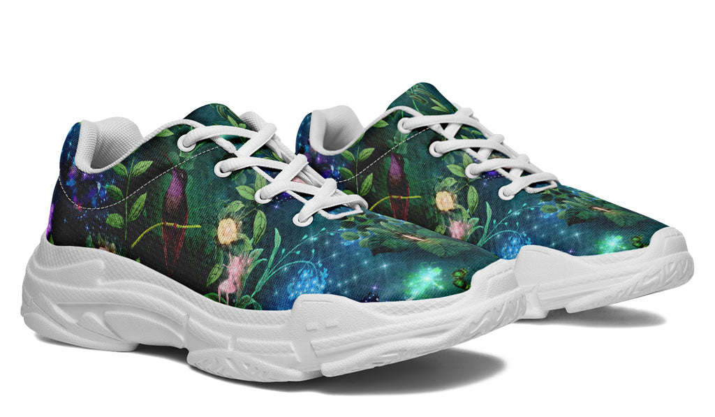 Enchanted Garden Chunky Sneakers - Offbeat Sweetie