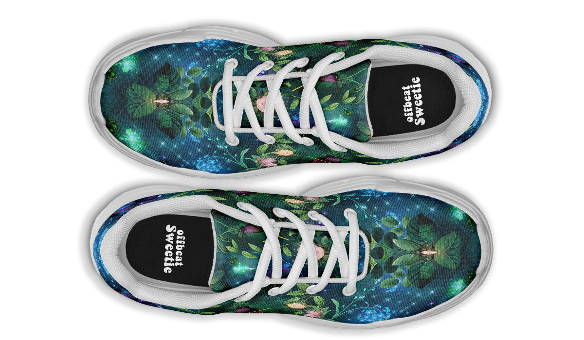 Enchanted Garden Chunky Sneakers - Offbeat Sweetie
