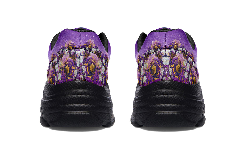 Enchanted Lavender Moon Chunky Sneakers