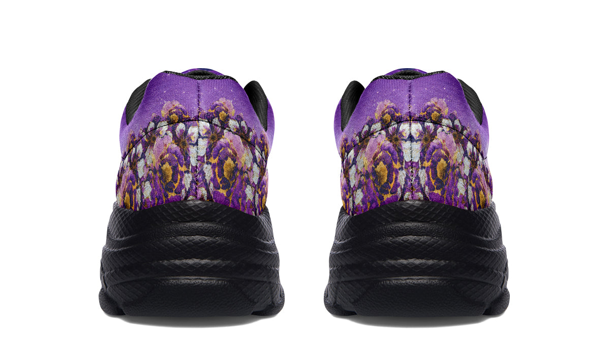 Enchanted Lavender Moon Chunky Sneakers