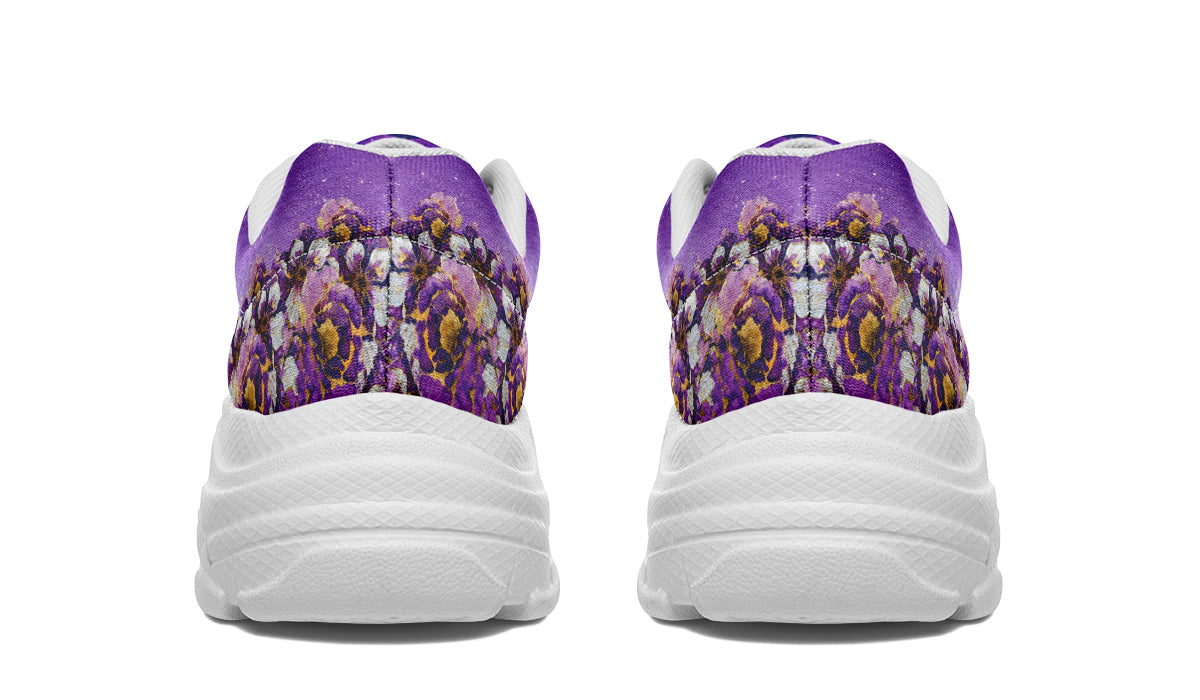 Enchanted Lavender Moon Chunky Sneakers
