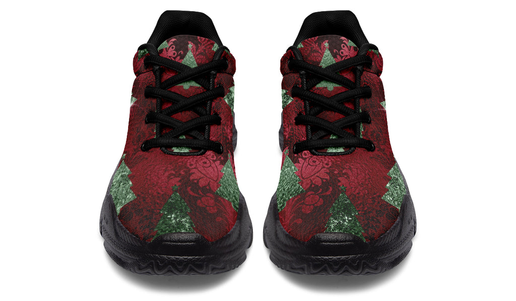 Glam Christmas Chunky Sneakers - Offbeat Sweetie
