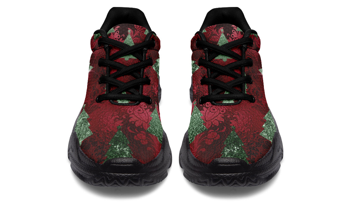 Glam Christmas Chunky Sneakers - Offbeat Sweetie