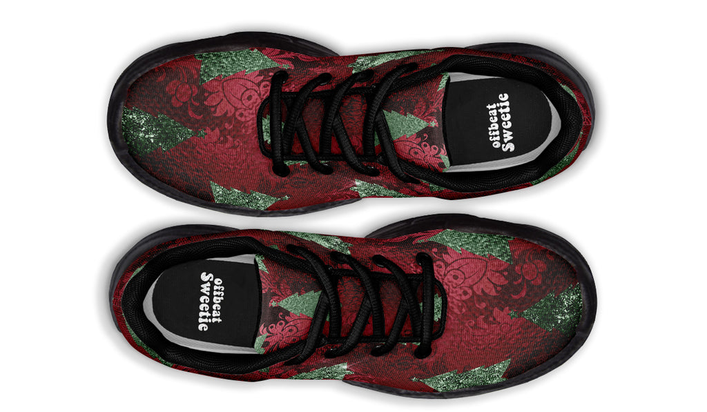 Glam Christmas Chunky Sneakers - Offbeat Sweetie