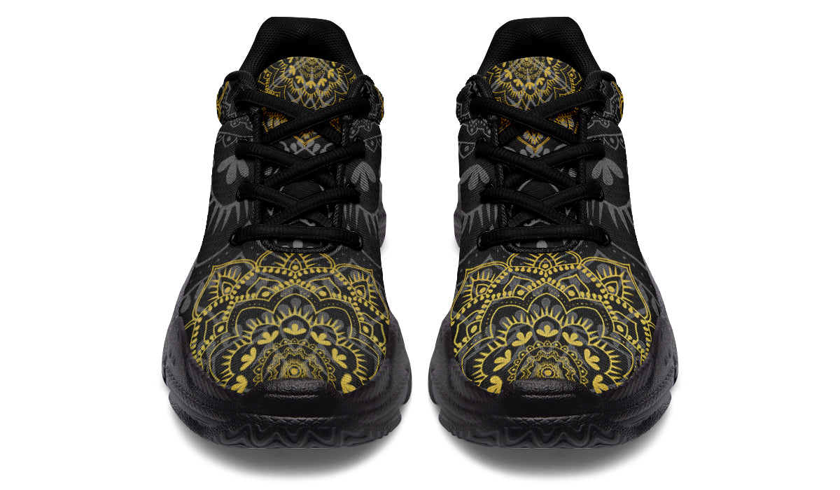 Golden Mandala Chunky Sneakers - Offbeat Sweetie