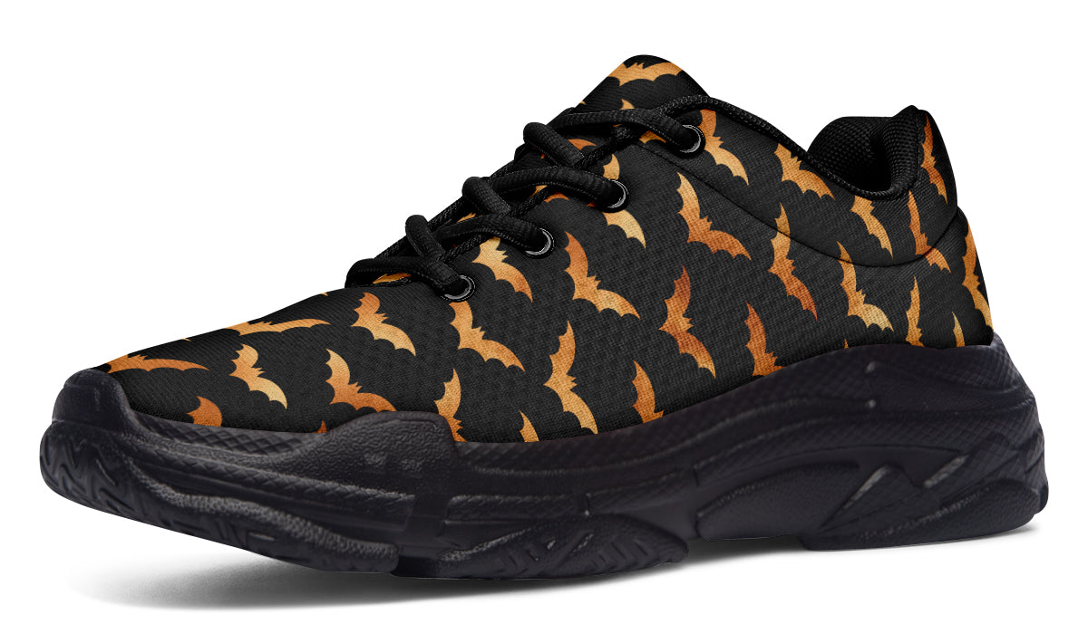 Halloween Bats Chunky Sneakers - Offbeat Sweetie