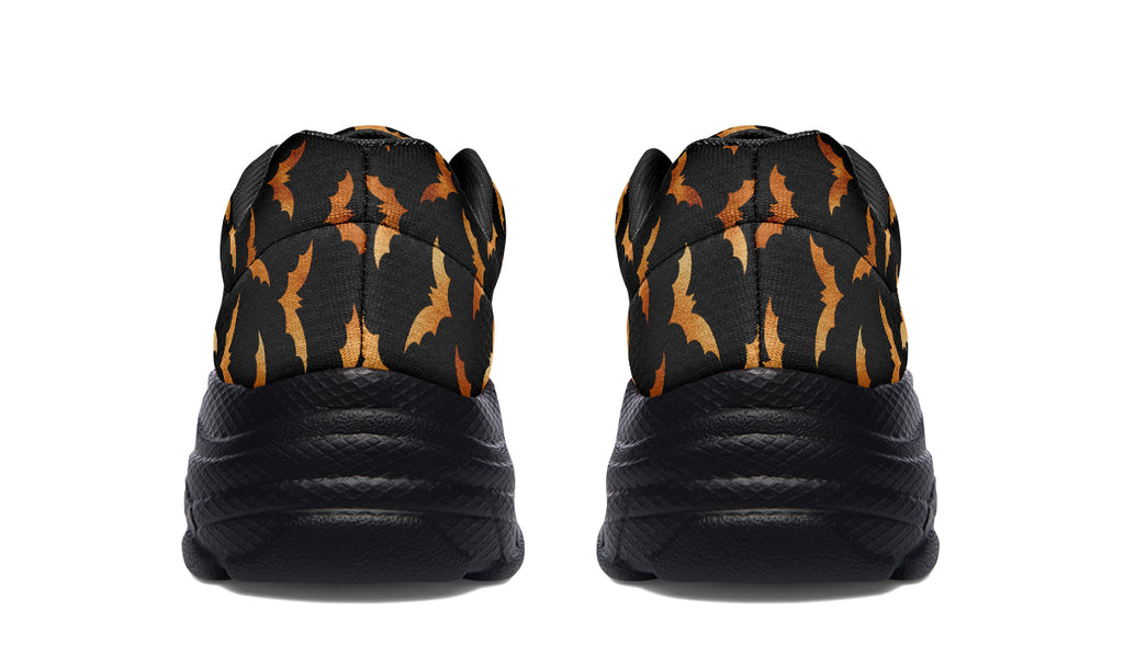 Halloween Bats Chunky Sneakers - Offbeat Sweetie