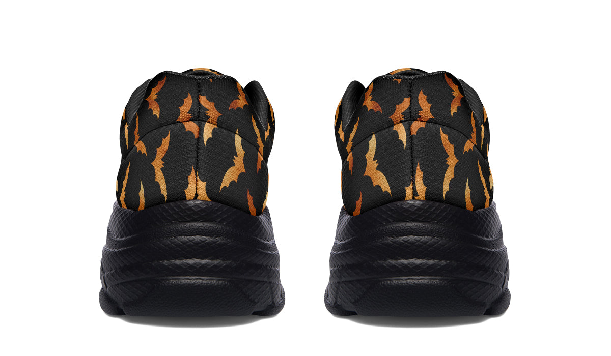 Halloween Bats Chunky Sneakers - Offbeat Sweetie